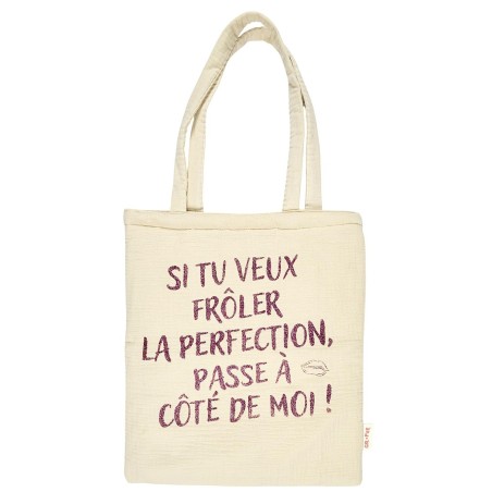 TOTE BAG COTON GIRL POWER PERFECTION