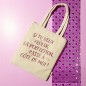 TOTE BAG COTON GIRL POWER PERFECTION