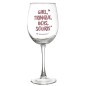 VERRE A VIN 45CL GIRL POWER
