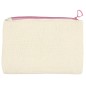POCHETTE GAZE DE COTON GIRL POWER BLANC