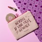 POCHETTE GAZE DE COTON GIRL POWER ROSE