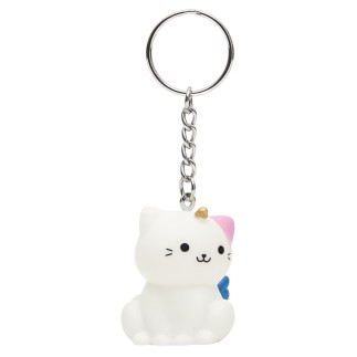 PORTE CLE LUMINEUX CHAT KAWAII