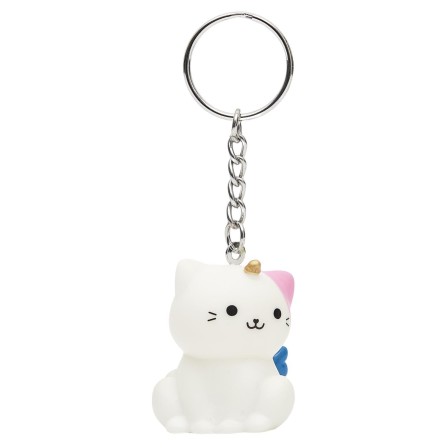PORTE CLE LUMINEUX CHAT KAWAII