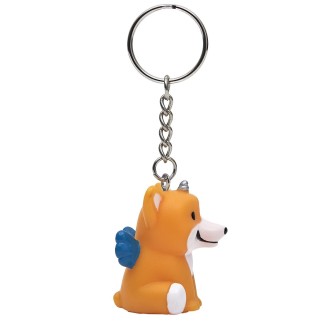PORTE CLE LUMINEUX CHIEN KAWAII