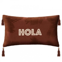 COUSSIN BRODERIE HOLA ALICANTE CANNELLE 38X58