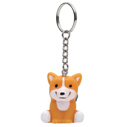PORTE CLE LUMINEUX CHIEN KAWAII