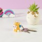 PORTE CLE LUMINEUX CHIEN KAWAII
