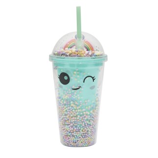 MUG TRANSPORT ARC EN CIEL KAWAII BLEU