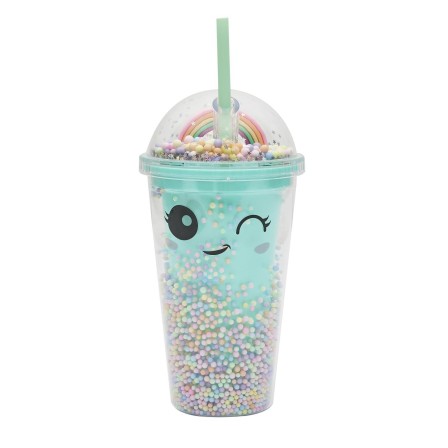 MUG TRANSPORT ARC EN CIEL KAWAII BLEU