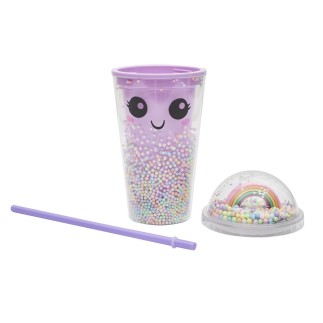 MUG TRANSPORT ARC EN CIEL KAWAII VIOLET