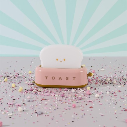 LAMPE VIEILLEUSE TOAST KAWAII ROSE