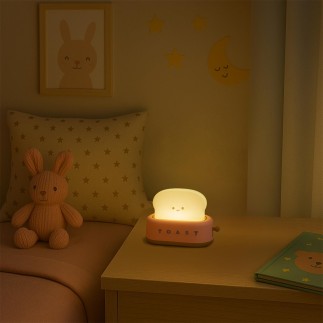 LAMPE VIEILLEUSE TOAST KAWAII ROSE