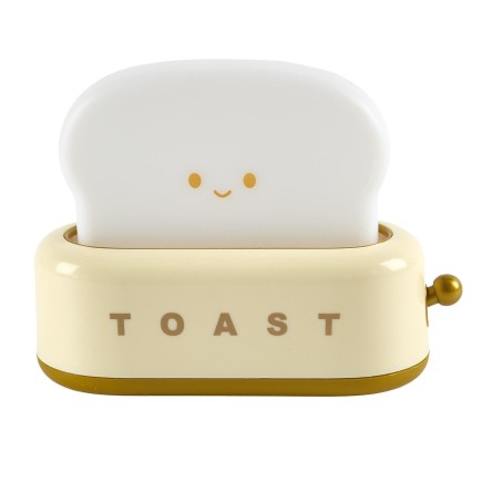 LAMPE VIEILLEUSE TOAST KAWAII BLANC