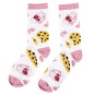 CHAUSSETTES X2 DELISOCKS BRIQUE LAIT