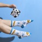 CHAUSSETTES X2 DELISOCKS BRIQUE LAIT