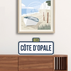 Panneau "Côte d'Opale"