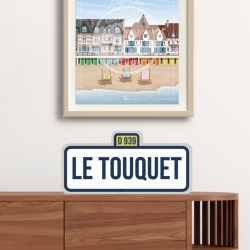 Panneau "Le Touquet"