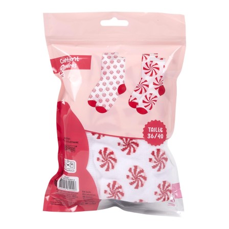CHAUSSETTES X2 DELISOCKS BONBON