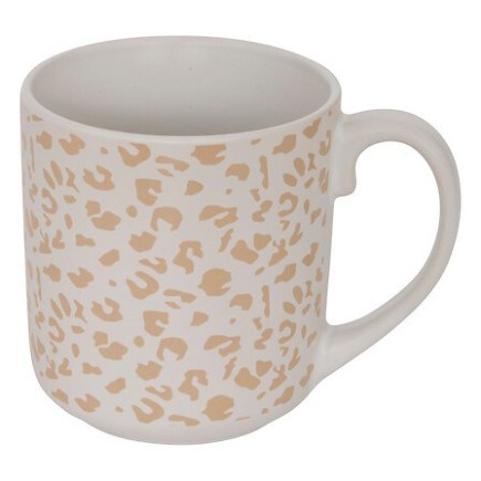 Mug Leopardi 50 cl blanc