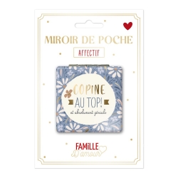 Miroir De Poche "Copine Au Top"