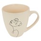 Mug Visage Abstrait 50cl beige