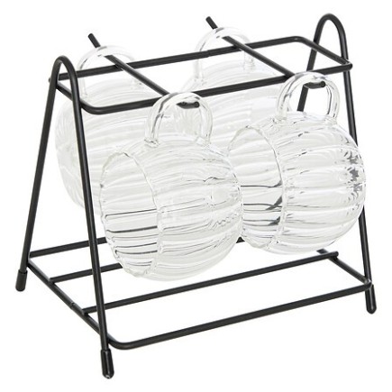 Rack 4 tasses Citrouille 18cl