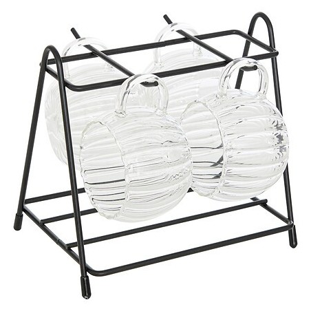 Rack 4 tasses Citrouille 18cl