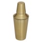 Coffret cocktail Gold inox doré