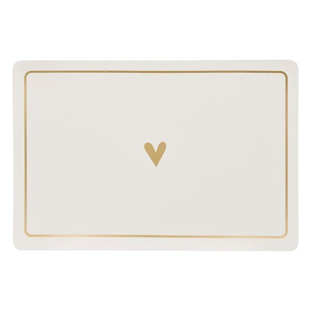 Set de table Thé Floral coeur