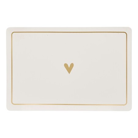 Set de table Thé Floral coeur