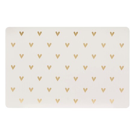 Set de table mini coeurs