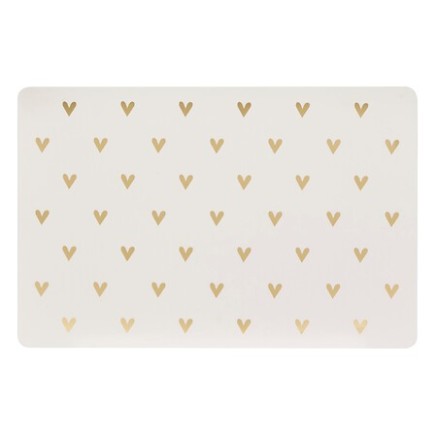 Set de table mini coeurs