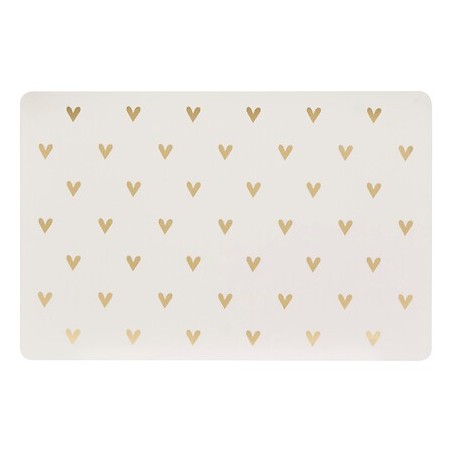 Set de table mini coeurs