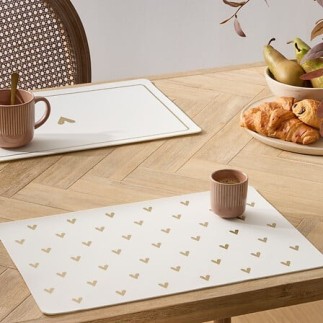 Set de table mini coeurs