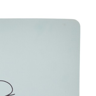 Set de table Visage abstrait bleu