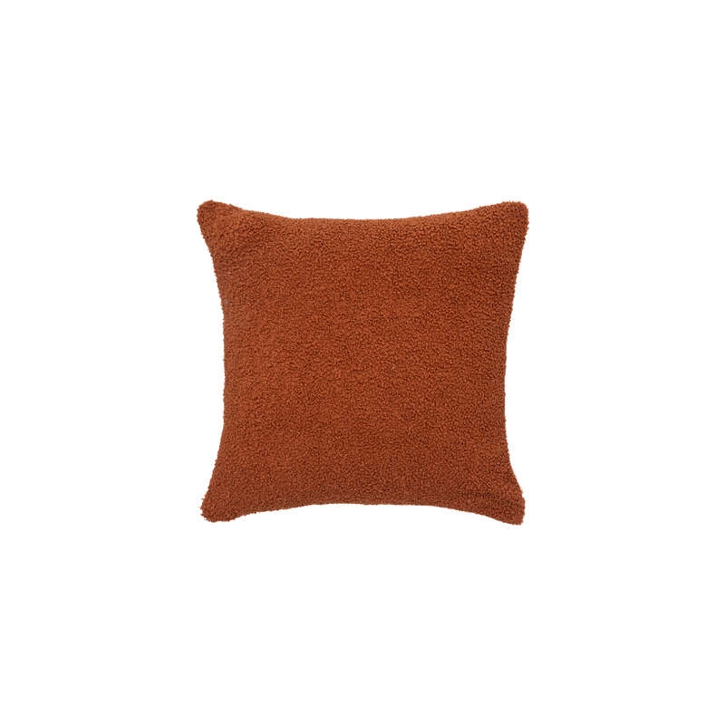 COUSSIN FOURRURE BOUCLETTE JAIKO AMBRE 40X40CM