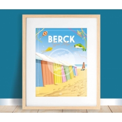 Affiche Berck-Sur-Mer - "Détente"