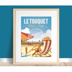 Affiche Le Touquet -...