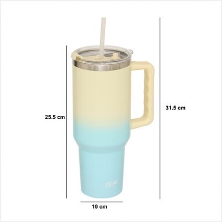 Mug isotherme Tie'n Dye 1,2 l jaune