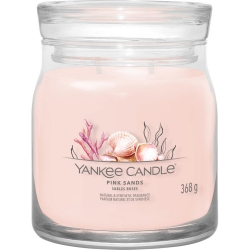 MOYENNE BOUGIE SABLES ROSES SIGNATURE YANKEE CANDLE