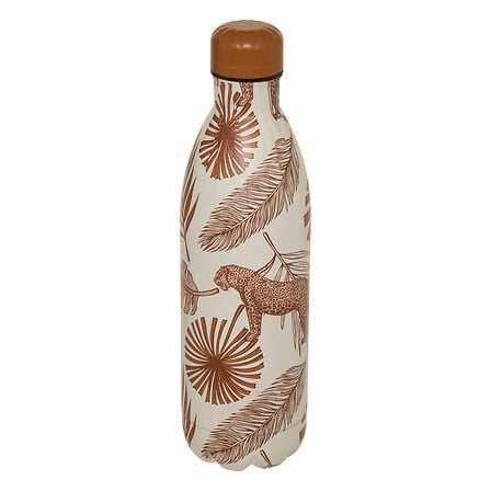 Bouteille isotherme 1 l. inox palmier