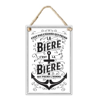 Plaque c'est la bière