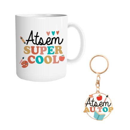 Coffret Mug Porte Clé "Atsem"