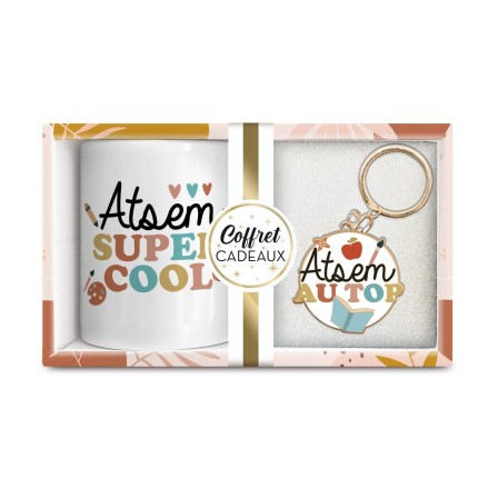 Coffret Mug Porte Clé "Atsem"