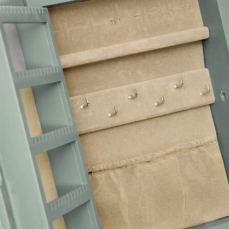 Armoire à bijoux Chéri bois vert