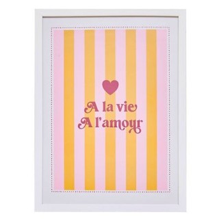 Affiche cadre Amour Chéri