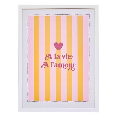 Affiche cadre Amour Chéri