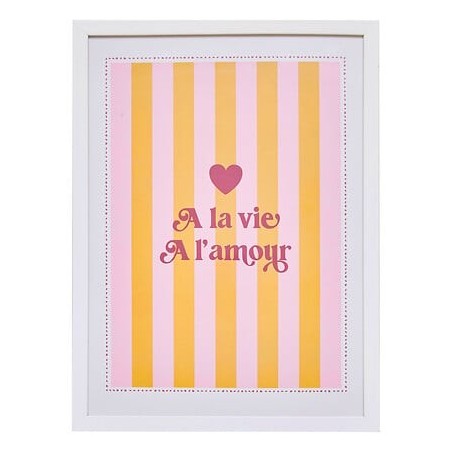 Affiche cadre Amour Chéri