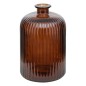 Vase recyclé Luz 23 cm ambre