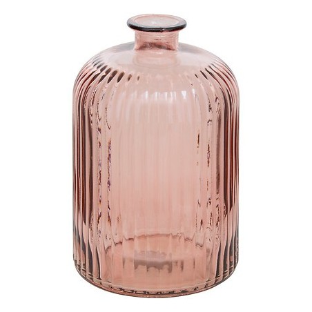 Vase recyclé Luz 23cm rose